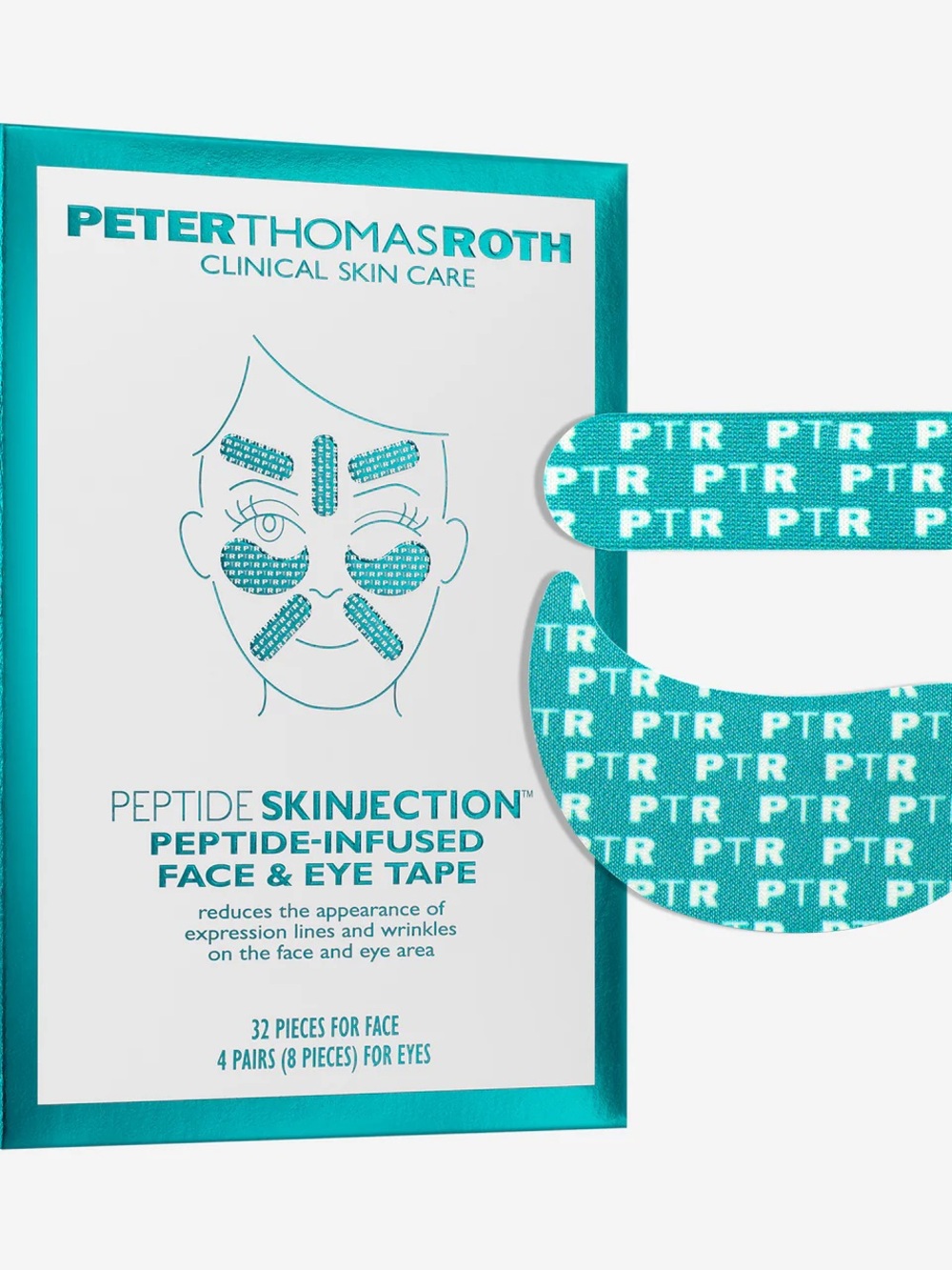 PEPTIDE SKINJECTION PEPTIDE INFUSED FACE + EYE TAPE